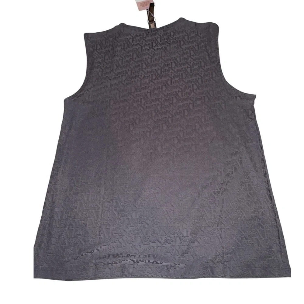 Men’s- Sz Lg- Savage X Fenty Gray Signature Script Sleep Tank- NWT ($45 Retail)​